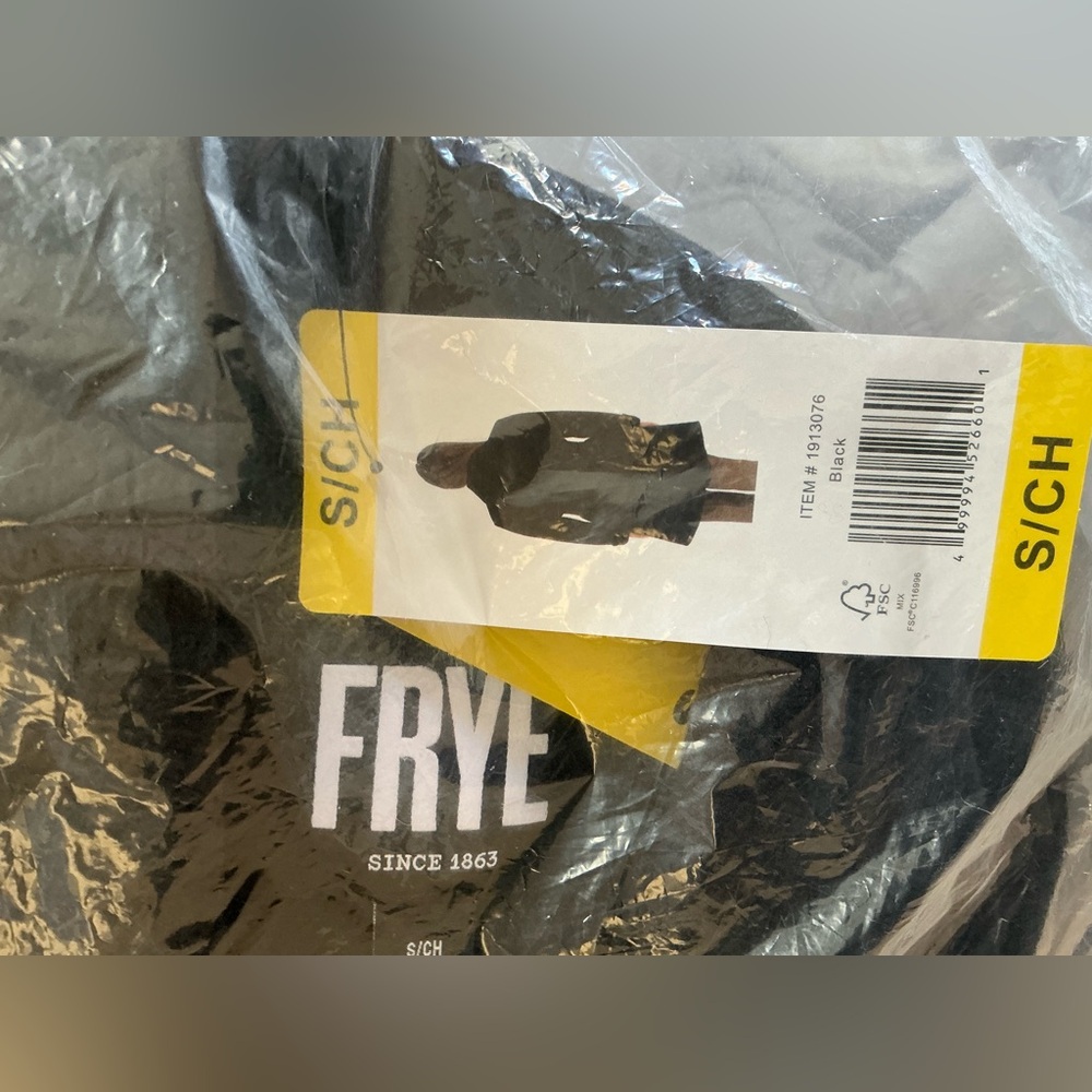 Frye Womenβs Black Wrap Coat Self Tie Belt β Small β NWT - Picture 9 of 11
